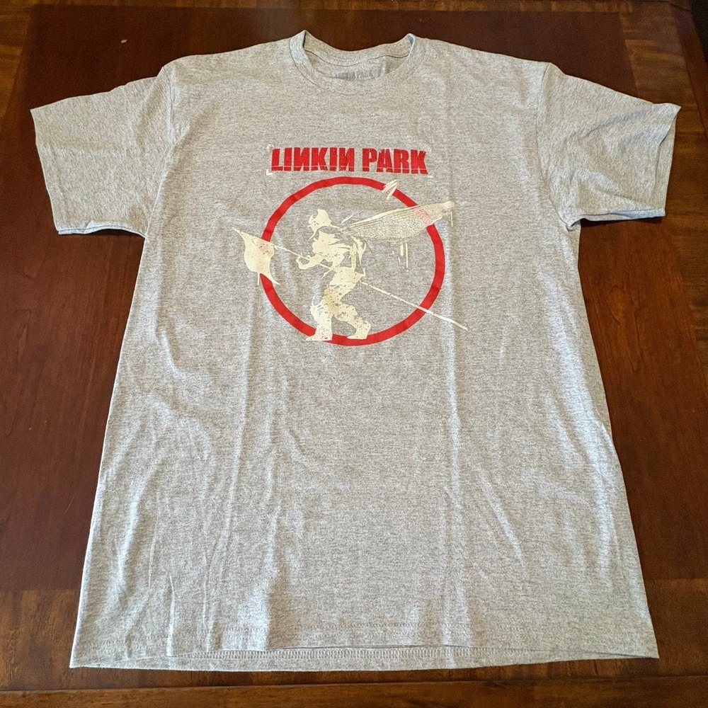 Linkin Park Hybrid‎ Theory Street Soldier T-Shirt Large Grey Rock Band Tee 2024